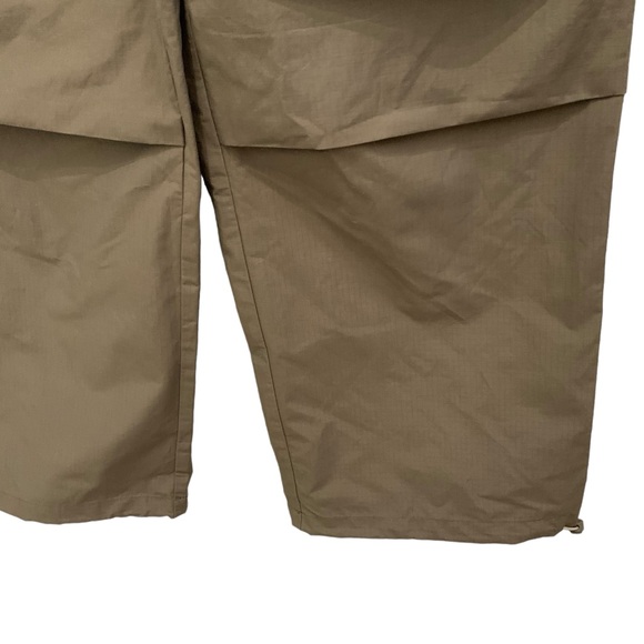 7FAM wide leg parachute pant olive green y2k jogger button down urban dance💃🏼 - Picture 4 of 10